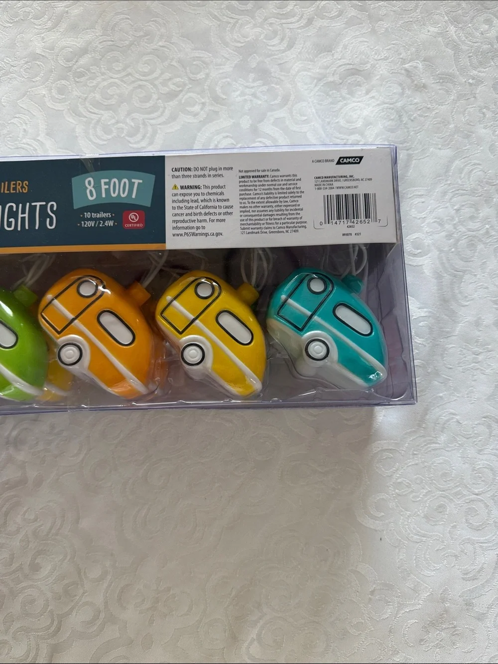 Retro Travel Trailer LED Party Lights - Multi-Color